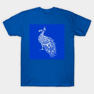 kawaii blue peacock ecopop T-Shirt